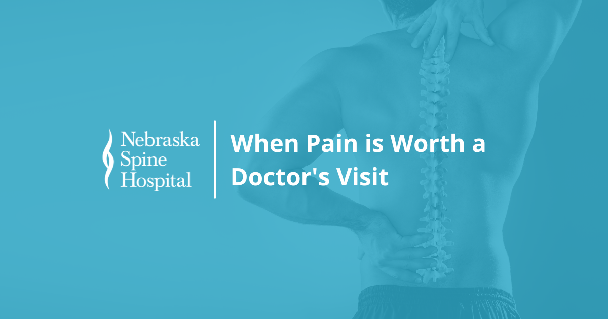 When Pain is Worth a Doctor's Visit