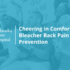 Prevent bleacher back pain when cheering at sporting events